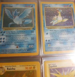 Binder with Rare vintage - all holo and Ex,  Gx cards 5