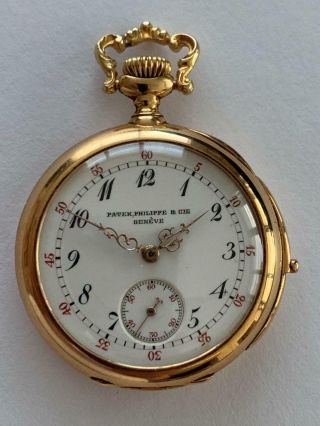 Ultra Rare Ladies Patek Philippe Minute Repeater 18k Gold Pocket Watch