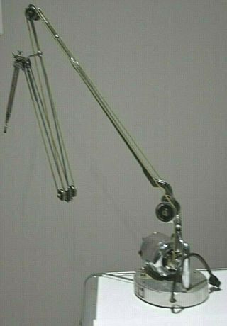 VINTAGE EMESCO DENTAL DRILL WITH FOOT PEDAL AND FOUR HANDPIECES 3