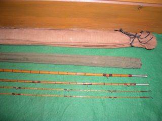 Thomas Special spllit Bamboo fly rod 3 ps.  2 tps 8 1/2 ft.  31 1931 4