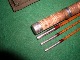 Thomas Special spllit Bamboo fly rod 3 ps.  2 tps 8 1/2 ft.  31 1931 6