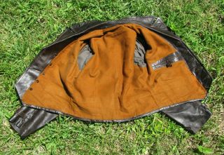 1930s WW2 German Luftwaffe pilots leather jacket sz 36 small 3