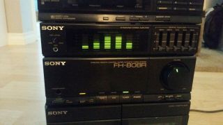 Sony FH - 808R & 909R Portable Stereo Boombox ' s Vintage mini HiFi JAPAN RARE 1988 4