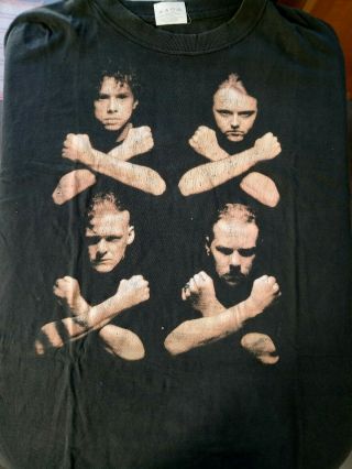 Metallica " Birth School Metallica Death " Vintage T - Shirt