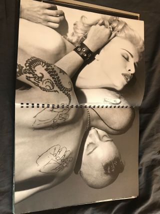Madonna Sex Book VINTAGE (Metal Cover,  1992) ALUMINUM SPIRAL BOUND 6
