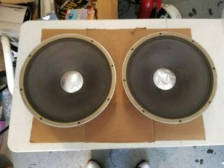 Jbl 16ohm Model D130 Speakers==matched Pair 64509 / 64510 Rare Vintage