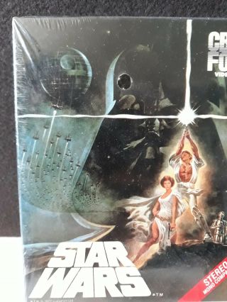 RARE Release Vintage 1983 STAR WARS big box vhs tape CBS FOX 10