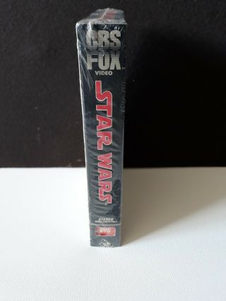 RARE Release Vintage 1983 STAR WARS big box vhs tape CBS FOX 5