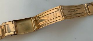 Vintage Rolex 20mm 18K ROSE GOLD Rivet Bracelet 1802 1803 6611 6062 10
