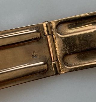 Vintage Rolex 20mm 18K ROSE GOLD Rivet Bracelet 1802 1803 6611 6062 9