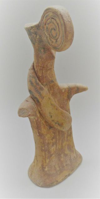 Circa 6th Century Bc Ancient Greek Beoetian Terracotta Worshipper Rare