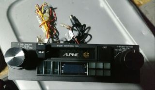 Vintage Alpine 7163 Am/fm Cassette Car Stereo