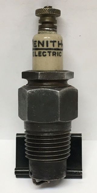 Rare Vintage 1920’s Zenith Electric Spark Plug 1/2” Thread Model T Ford