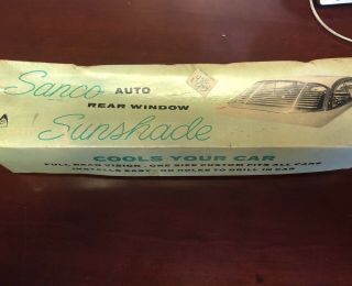 Vintage Nos Sanco Venetian Sunshade Window Blinds Automotive Chevrolet Impala