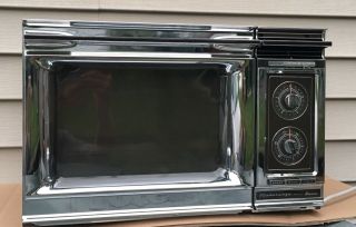 Vintage Retro Amana Radarange Microwave Oven Rr - 7 Mcm Chrome Kitsch Chicago