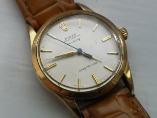Vintage Rolex Air King 5506 1950s Rolled Gold Radium Dial