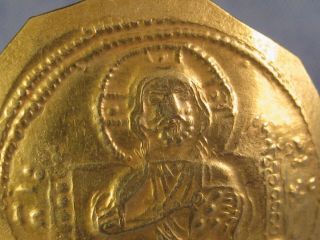 ANCIENT BYZANTINE COIN AD 1071 - 78 MICHAEL VII HISTAMENON GOLD CONSTANTINOPLE VF 10