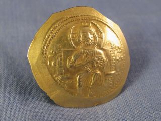 ANCIENT BYZANTINE COIN AD 1071 - 78 MICHAEL VII HISTAMENON GOLD CONSTANTINOPLE VF 11