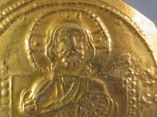 ANCIENT BYZANTINE COIN AD 1071 - 78 MICHAEL VII HISTAMENON GOLD CONSTANTINOPLE VF 9