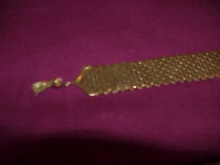 18 karat Gold Slide Bracelet 3 bezel Turqoise cabochons rare unique vintage 18K 4