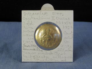 Ancient Byzantine Coin 1071 - 78 Constantine X Histamenon Gold Constantinople Vf