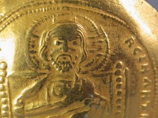 ANCIENT BYZANTINE COIN 1071 - 78 CONSTANTINE X HISTAMENON GOLD CONSTANTINOPLE VF 6