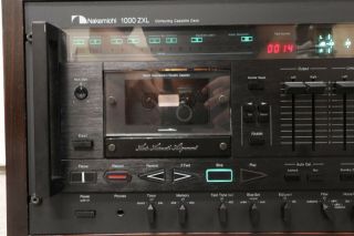 Nakamichi 1000ZXL Cassette Deck Black Vintage Audio Recorder 01985 From Japan 2