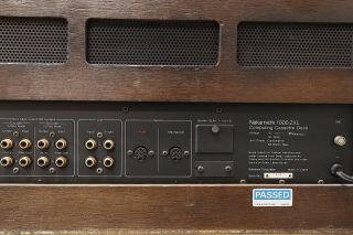 Nakamichi 1000ZXL Cassette Deck Black Vintage Audio Recorder 01985 From Japan 8