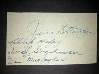 Cardinals Hof: Jim Bottomly,  Signed Vintage Cut,  D.  1959