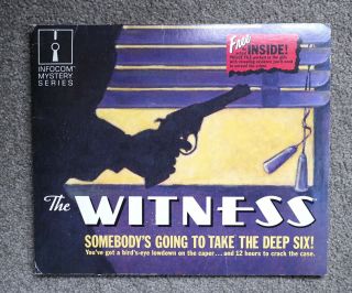 The Witness - Rare Vintage Infocom Game For Ibm Pc 1983