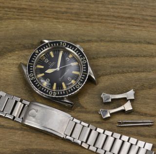 Vintage 1967 Omega Seamaster 300 165.  024 Diver Watch 1039/516 Bracelet 8