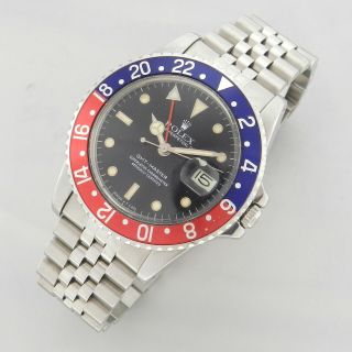Rolex Gmt - Master Ref.  16750 Vintage Watch 100 1979 Cal.  3075