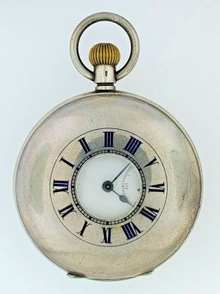 Vintage Unbranded Demi Hunter Pocket Watch - Running Well