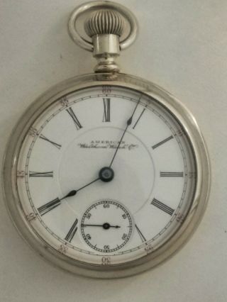Waltham 18S.  RARE Grade No.  15 Gold plated movement 17 jewels Glass back case. 4