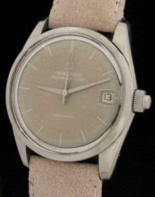 Awesome Vintage Universal Geneve Polerouter Slate Gray Ghost Dial Cal.  69