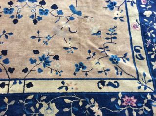 ANTIQUE PEKING CHINESE ORIENTAL RUG HAND KNOTTED CIRCA 1920 5