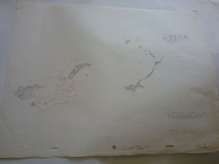 Beatles 1968 Yellow Submarine Uk Glove Pencil Drawing Nmint Rare Vtg Htf