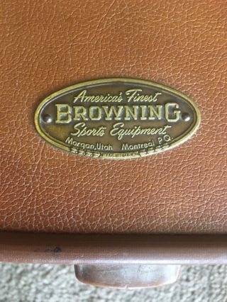 Vintage Browning Auto - 5 A5 2 Barrel Takedown Shotgun Hard Case with Keys 2