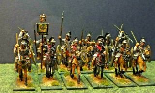 28mm Ancients - Roman Auxiliary Cavalry Unit In Heddernheim Helmets