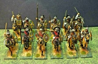 28mm Ancients - Roman Auxiliary cavalry unit in Heddernheim helmets 3