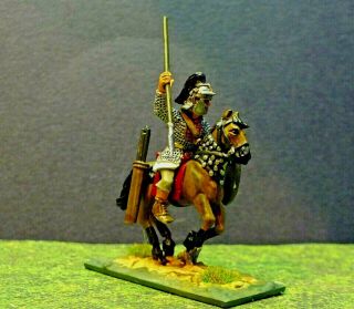 28mm Ancients - Roman Auxiliary cavalry unit in Heddernheim helmets 6