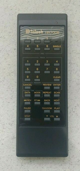 Vintage Mcintosh Hr7008 Remote Control