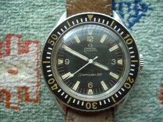 Rare Vintage Omega Seamaster 300 Divers Watch Cal.  550 165.  024,  1960s