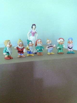 Vintage Goebel Disney Snow White And The Seven Dwarfs Set