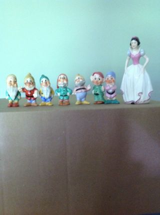 Vintage Goebel Disney Snow White And The Seven Dwarfs Set 3