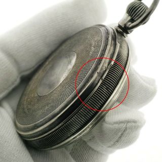 Rare ZENITH Silver Deck Marine Moonphase Pocket Watch Ship Chronometer Cal.  5011K 11