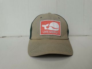 Patagonia Live Simply Whale Trucker Hat Cap Vintage And Rare
