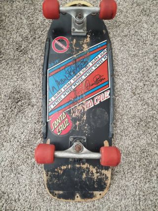 Duane Peters Santa Cruz Vintage Skateboard