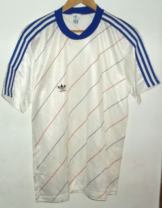 Adidas Vintage Authentic Football Shirt Large Jersey Retro Oldschool France