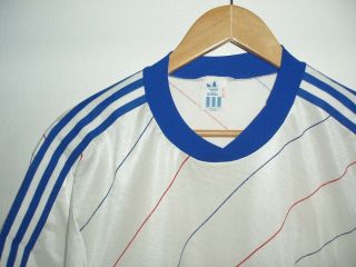 ADIDAS VINTAGE AUTHENTIC FOOTBALL SHIRT LARGE JERSEY RETRO OLDSCHOOL FRANCE 2